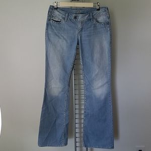 Light Wash Silver Jeans